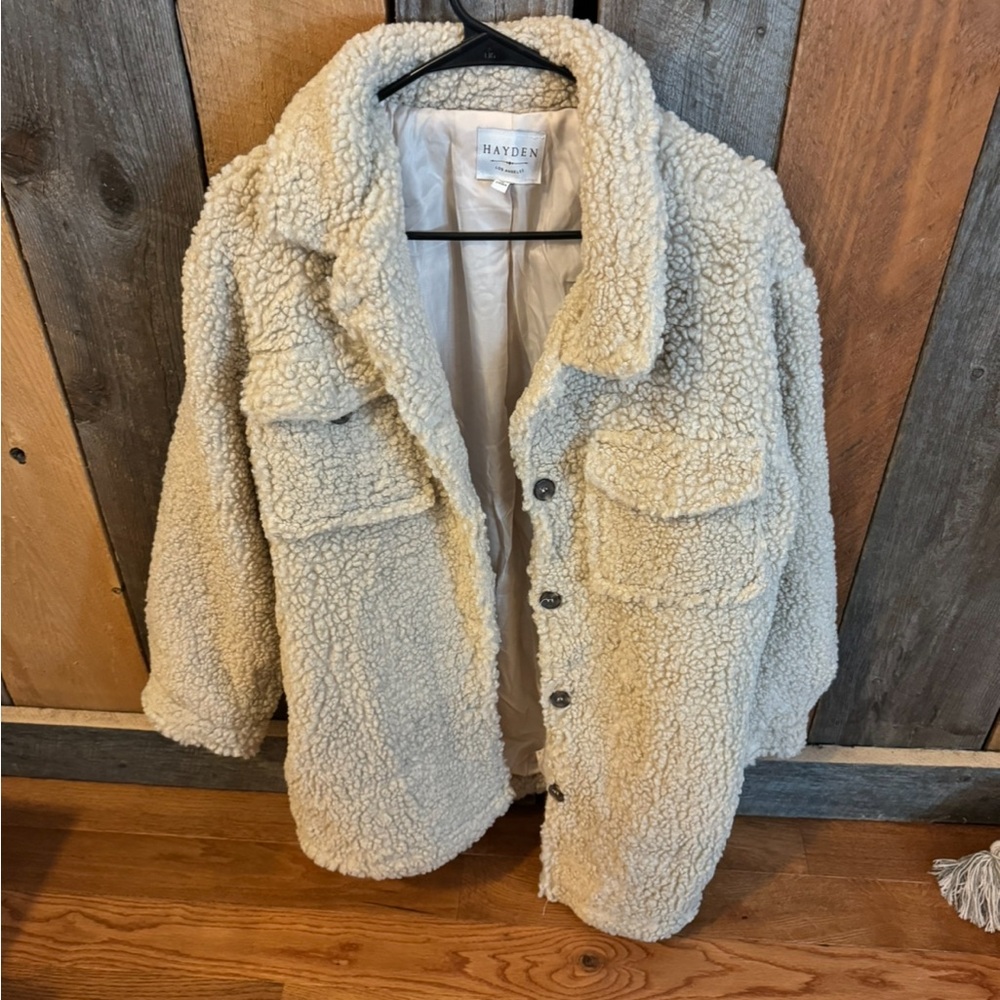 Size large shacket, worn once